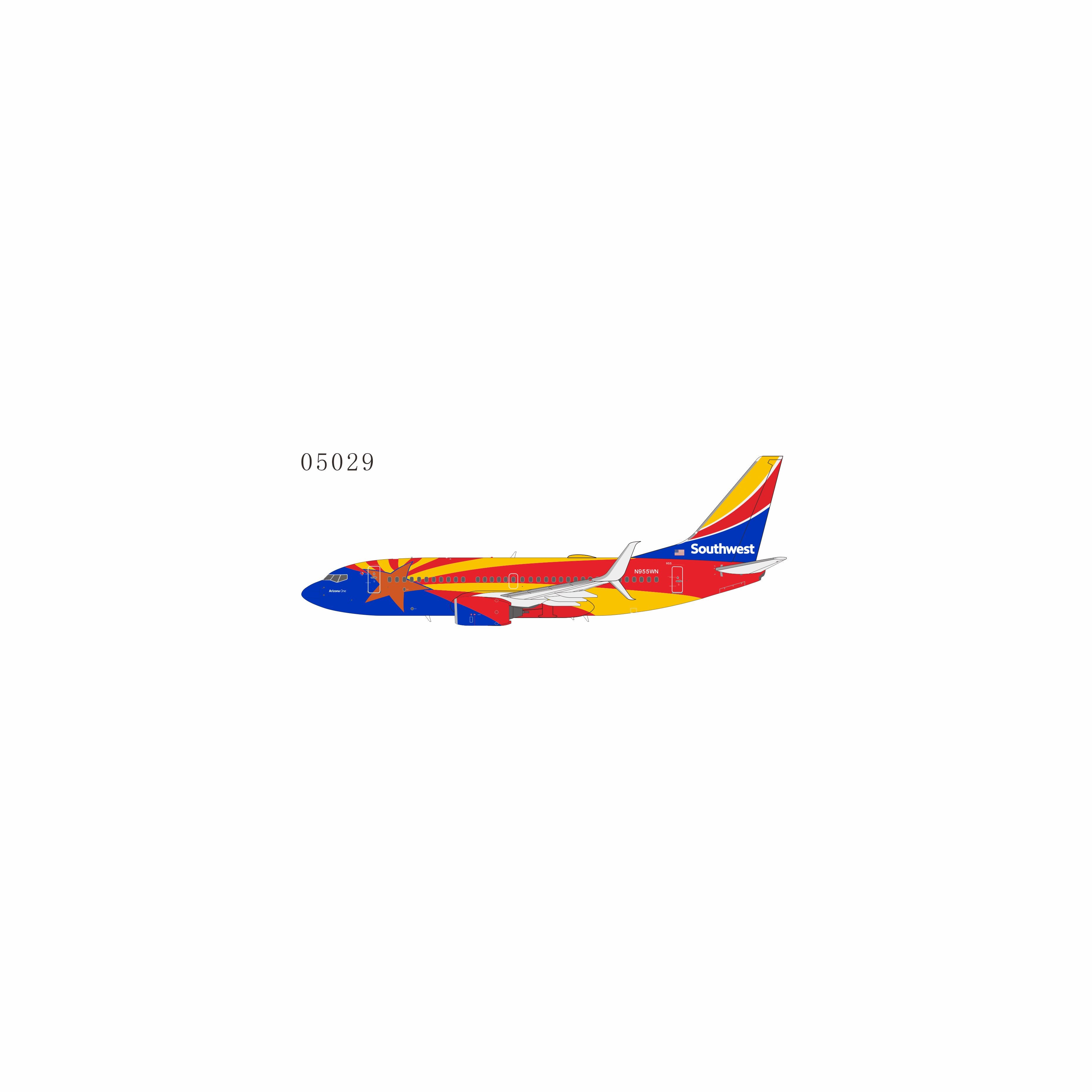 NG 1:200 SOUTHWEST B737-700 N955WN "ARIZONA ONE" WITH SCIMITAR - PRE ORDER