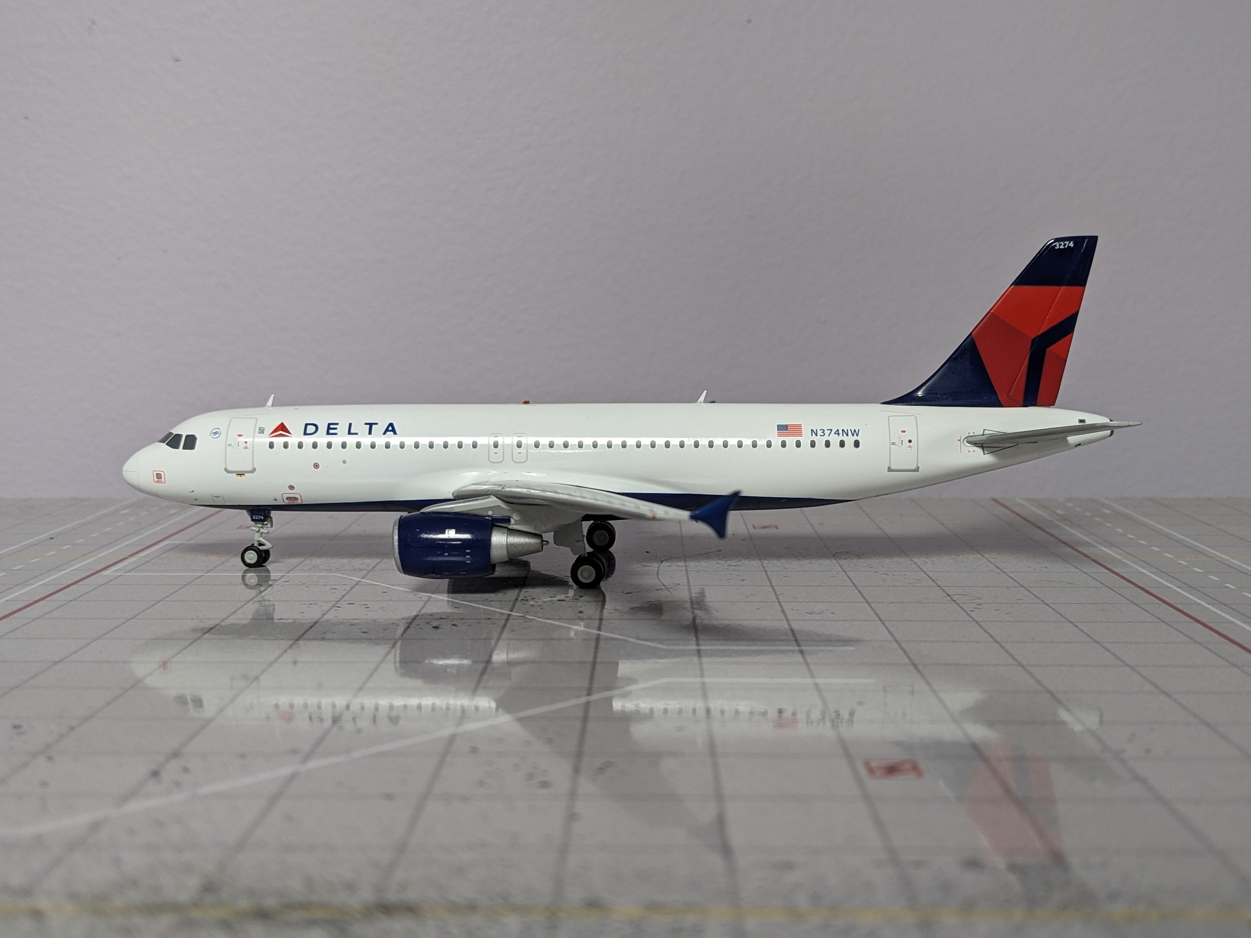 1:200 GEMINI DELTA A320 N374AW G2DAL328