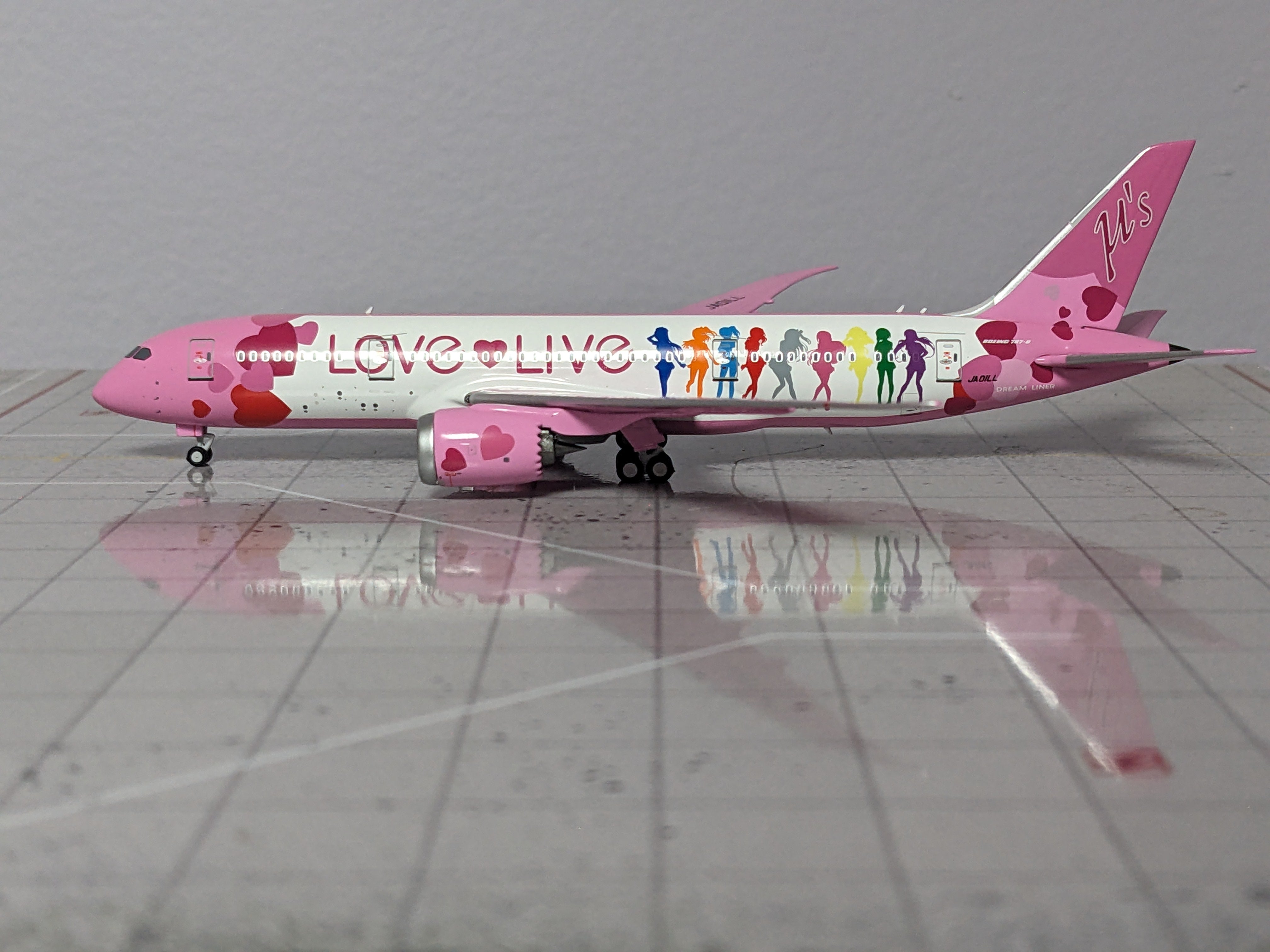 1:400 NG LOVE LIVE B787-8 JAOILL