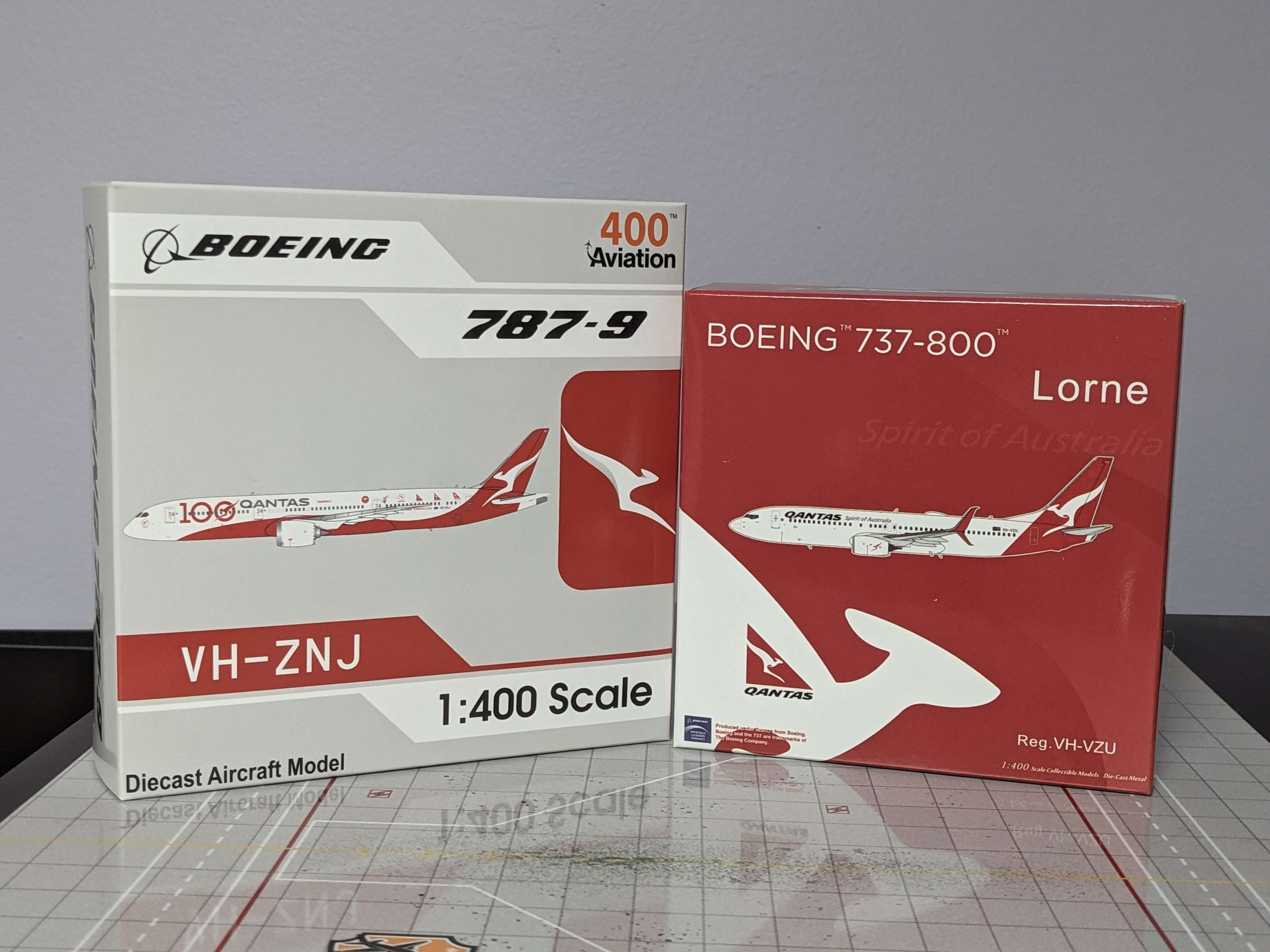 1:400 QANTAS 737 & 787 COMBO DEAL
