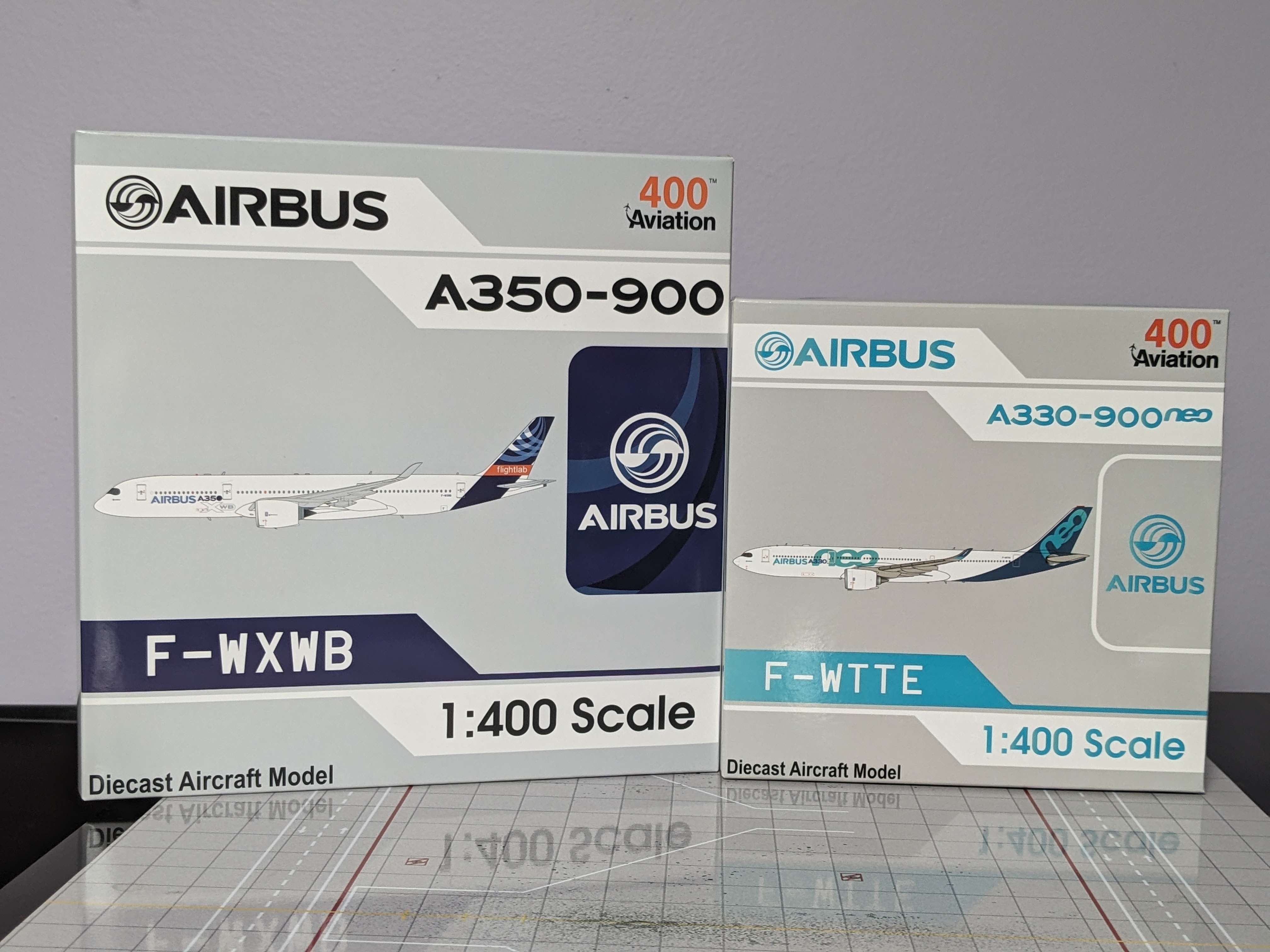 AV400 1:400 A350-900 + A330-900NEO HOUSE LIVERY COMBO