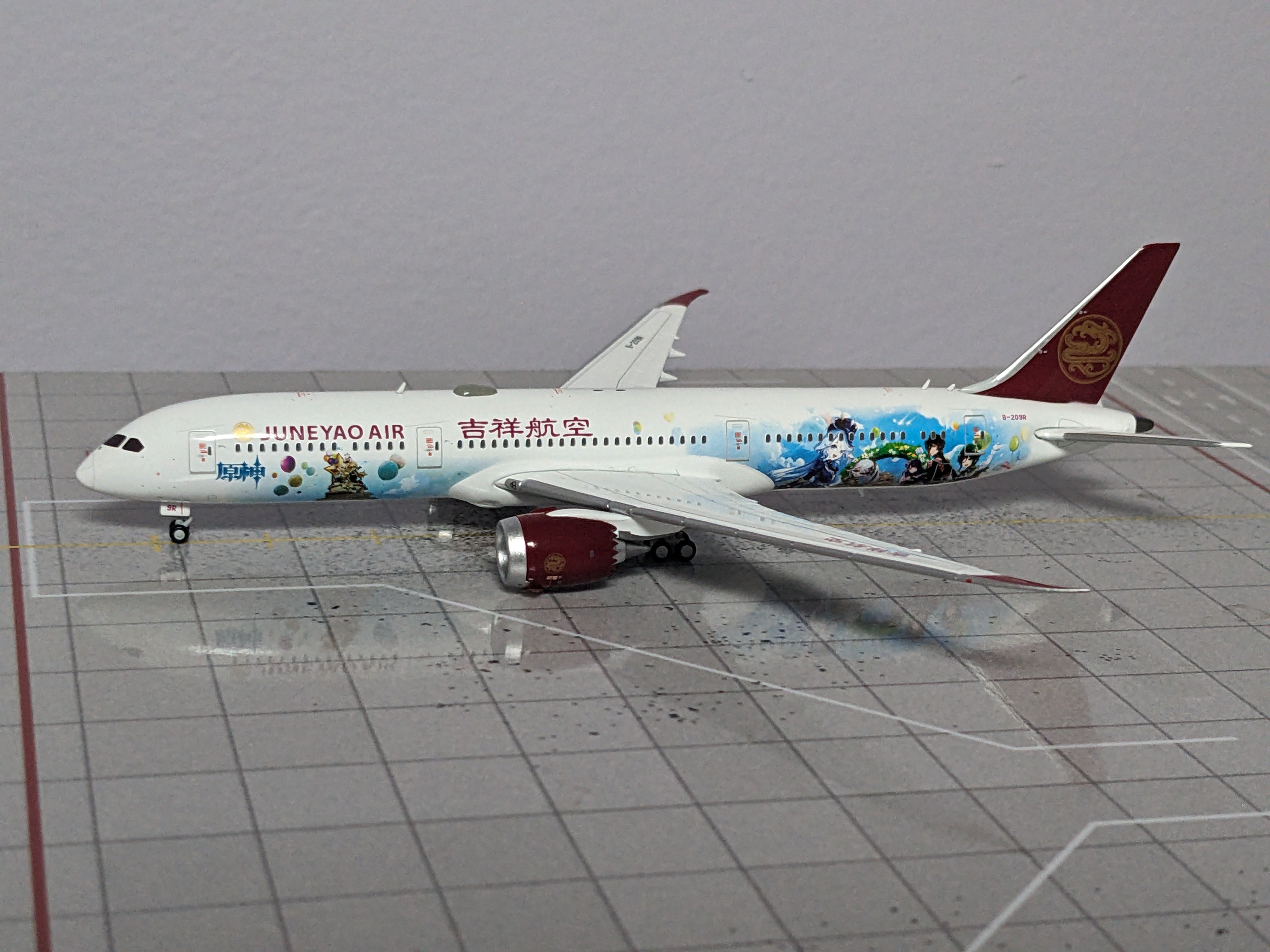 1:400 JUNEYAO AIR B787-9 B-209R