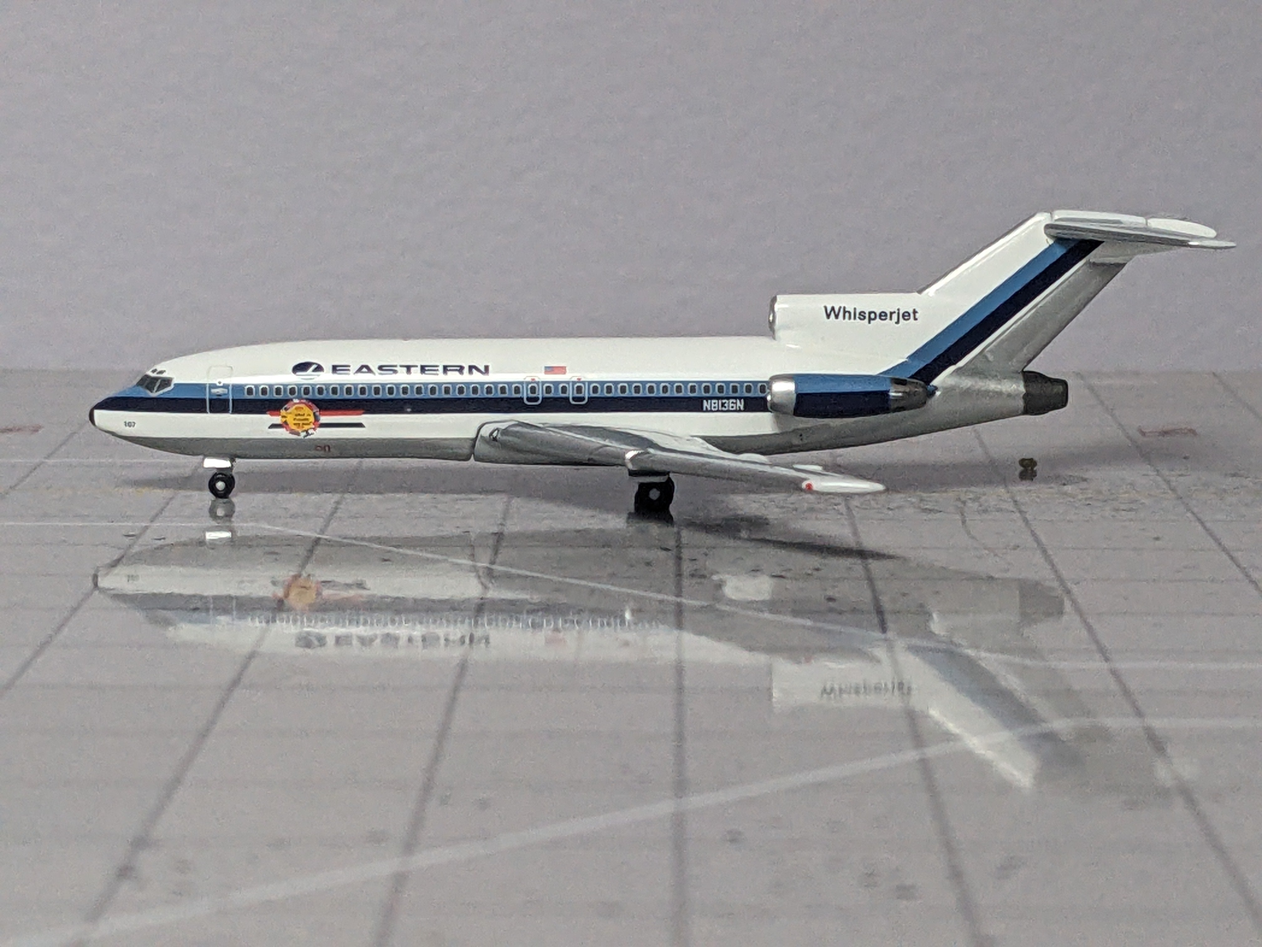 1:400 AEROCLASSICS EASTERN B727-200 N8136N "WHISPERJET"