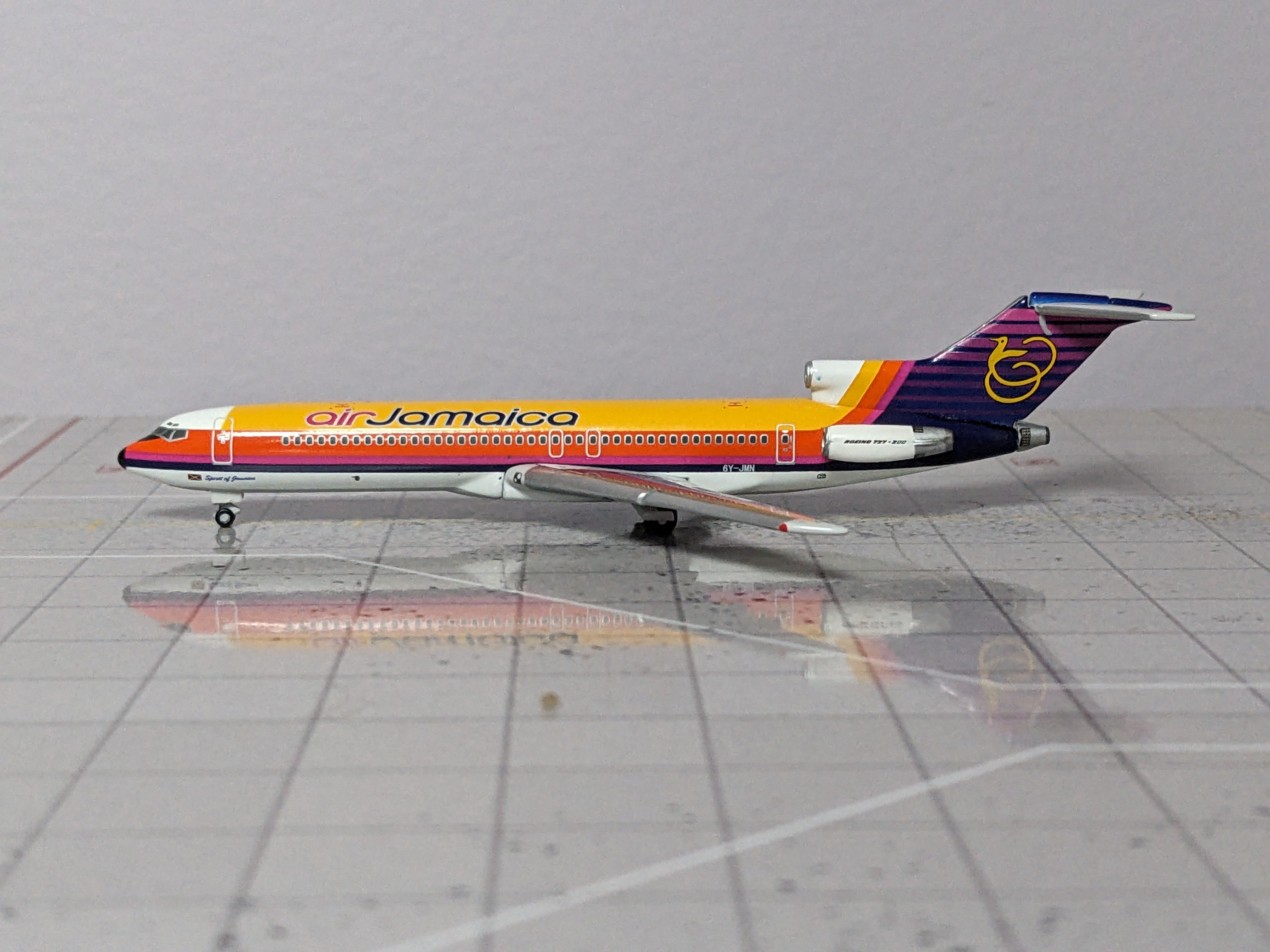 1:400 GEMINI AIR JAMAICA B727 6Y-JMN