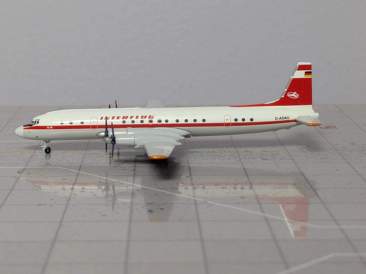 1:400 AEROCLASSICS INTERFLUG IL-18 D-AOAU