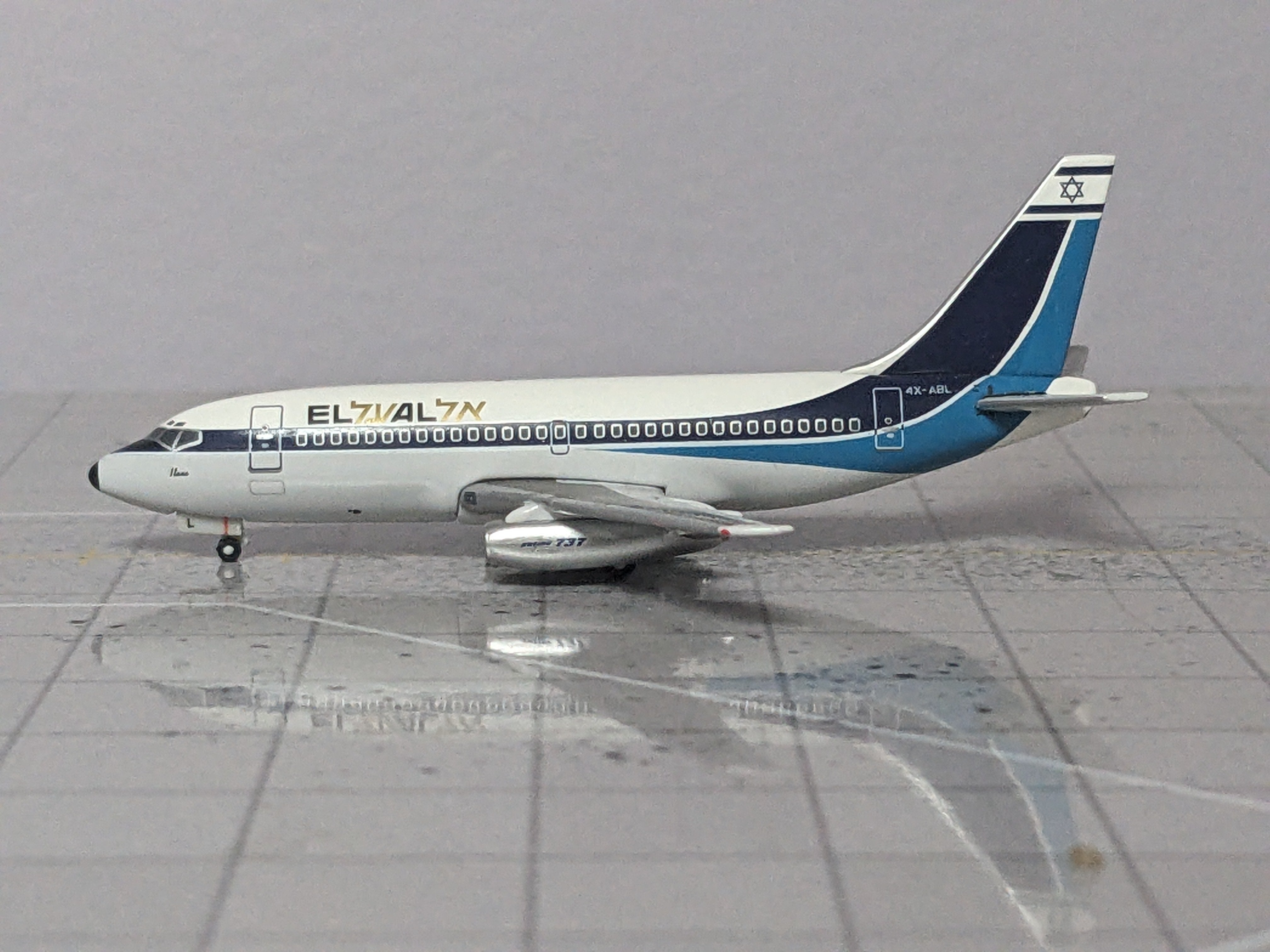 1:400 AEROCLASSICS EL-AL ISRAEL B737-2M8 4X-ABL