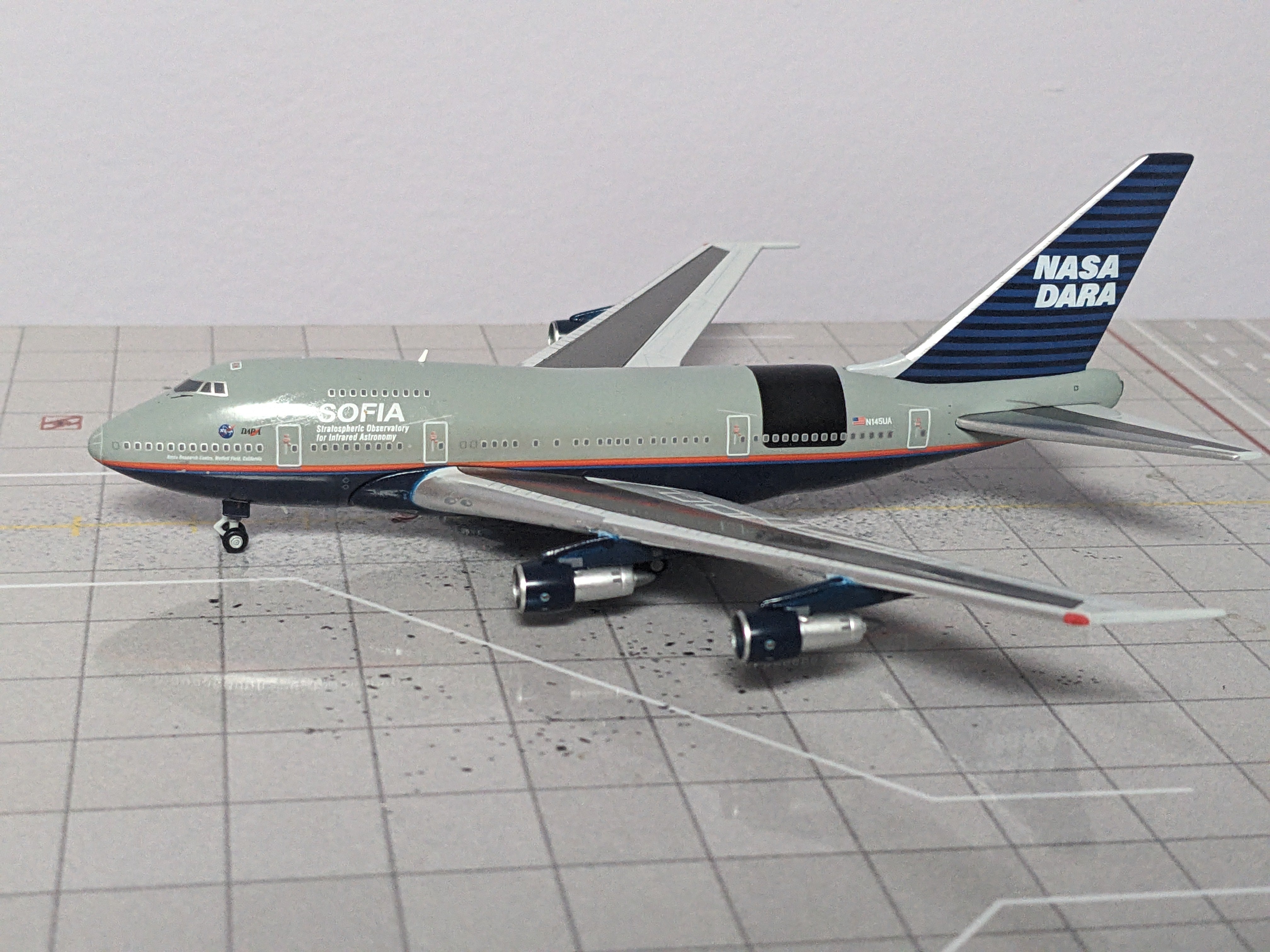 1:400 JC UNITED/NASA SOFIA B747SP N145UA