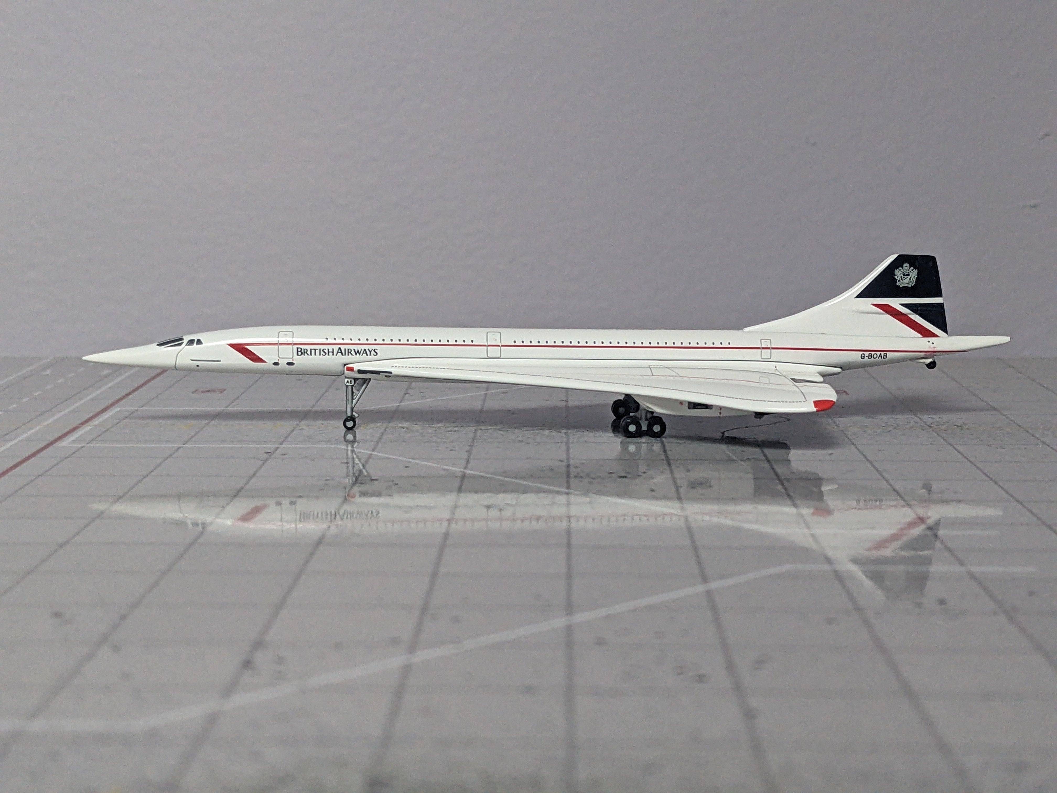 1:400 GEMINI BRITISH AIRWAYS CONCORDE G-BOAB "LANDOR"
