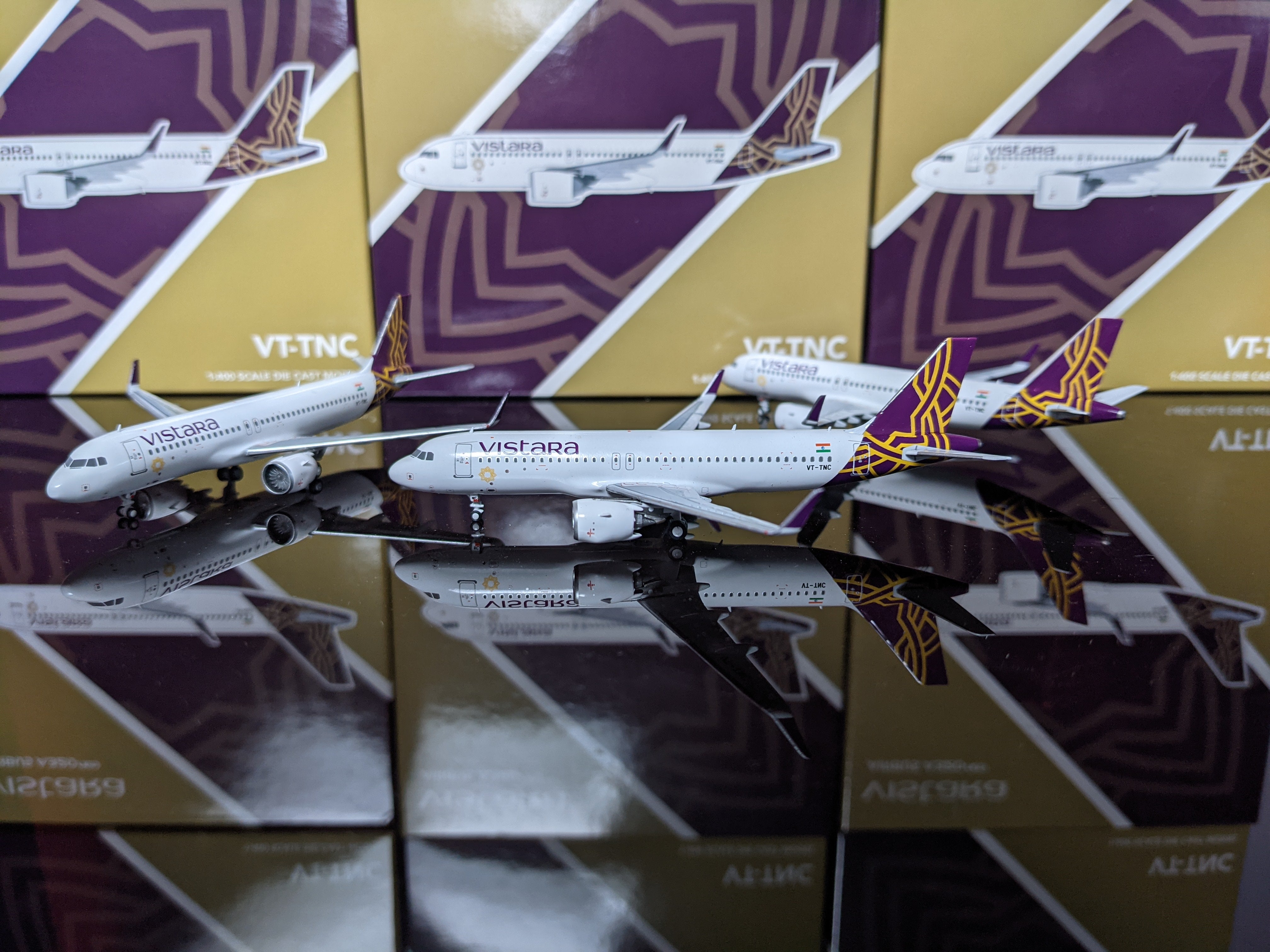1:400 PANDA VISTARA A320neo VT-TNC