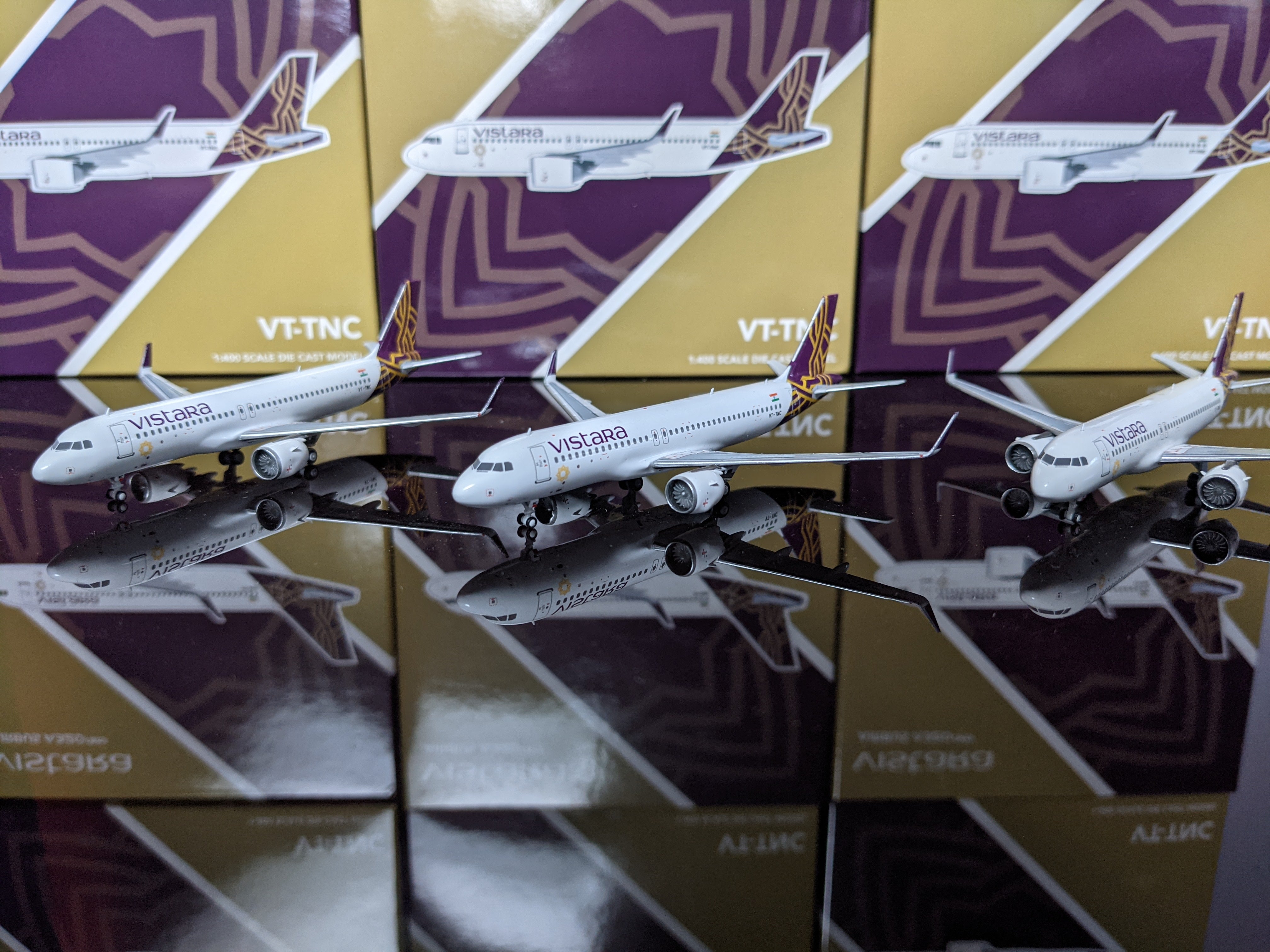 1:400 PANDA VISTARA A320neo VT-TNC