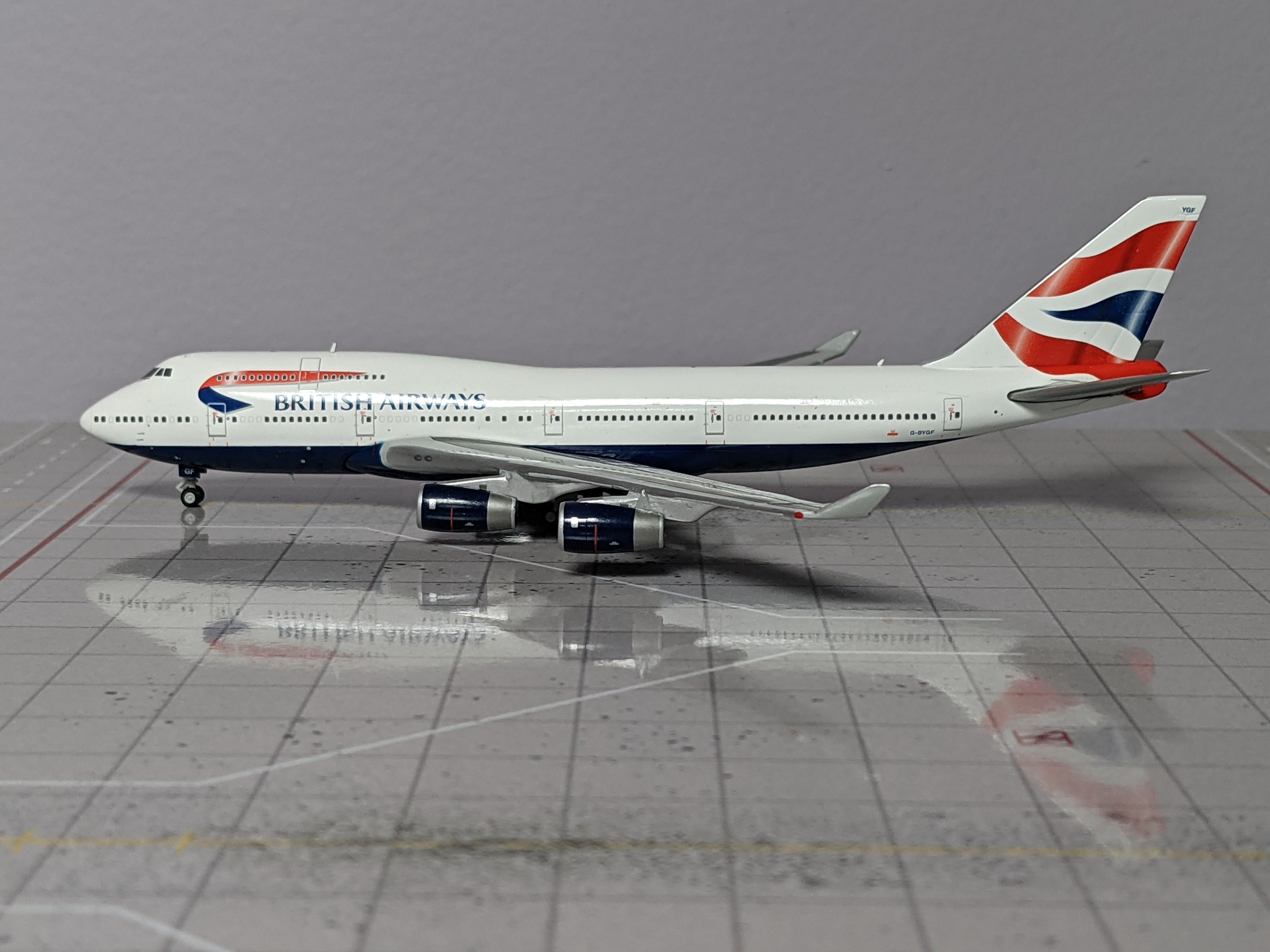 1:400 GEMINI BRITISH AIRWAYS B747-400 G-BYGF