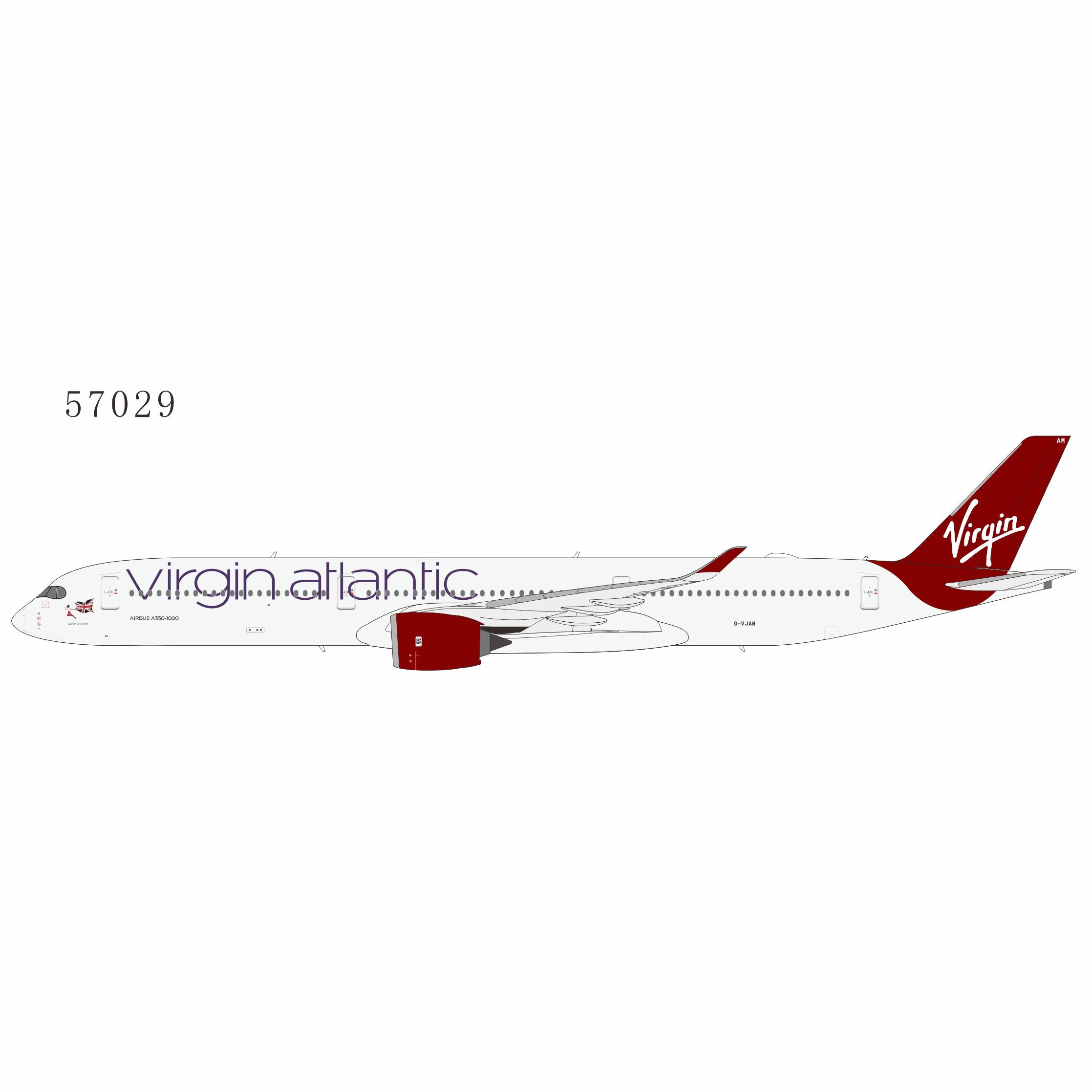 NG 1:400 VIRGIN ATLANTIC A350-1000 (3 REGISTRATIONS) - PRE ORDER