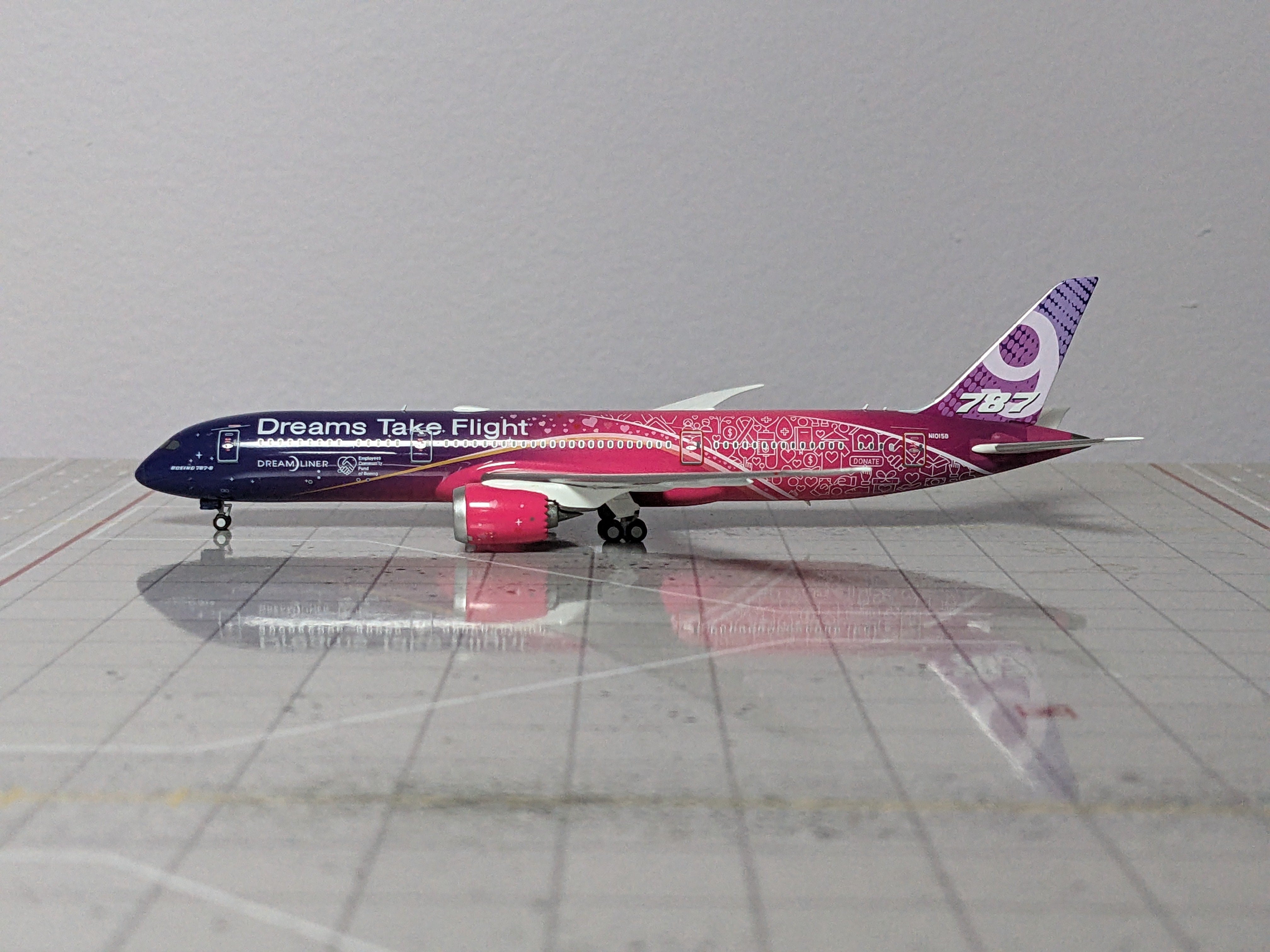 1:400 NG DREAMS TAKE FLIGHT B787-9 N101B