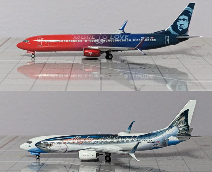 1:400 NG MODEL MORE TO LOVE/SALMON THIRTY SEVEN COMBO