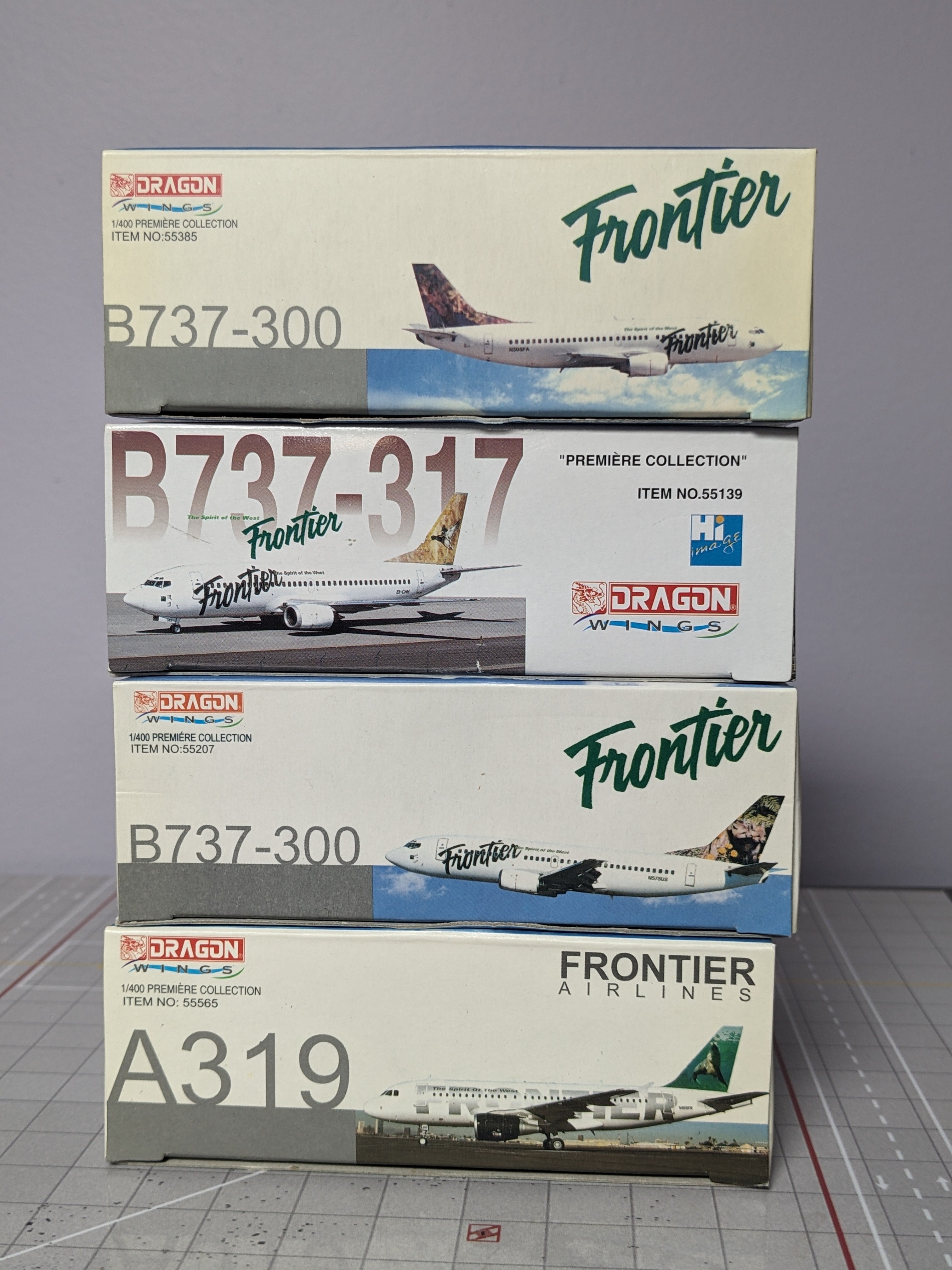 1:400 DRAGON FRONTIER FOUR PAK