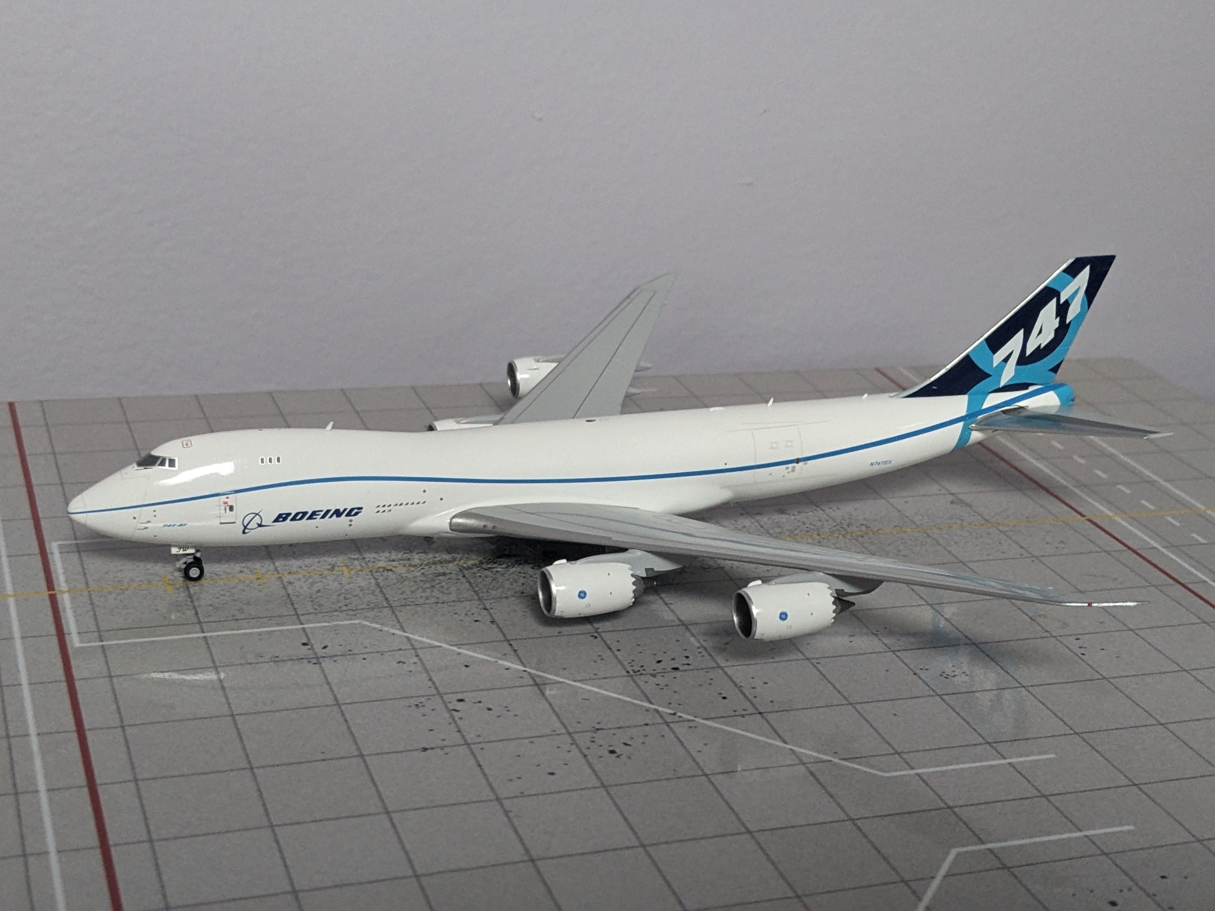 JC Wings B747-8F N747EX ボーイング 1:400 1:400 JC BOEING B747-8F N747EX