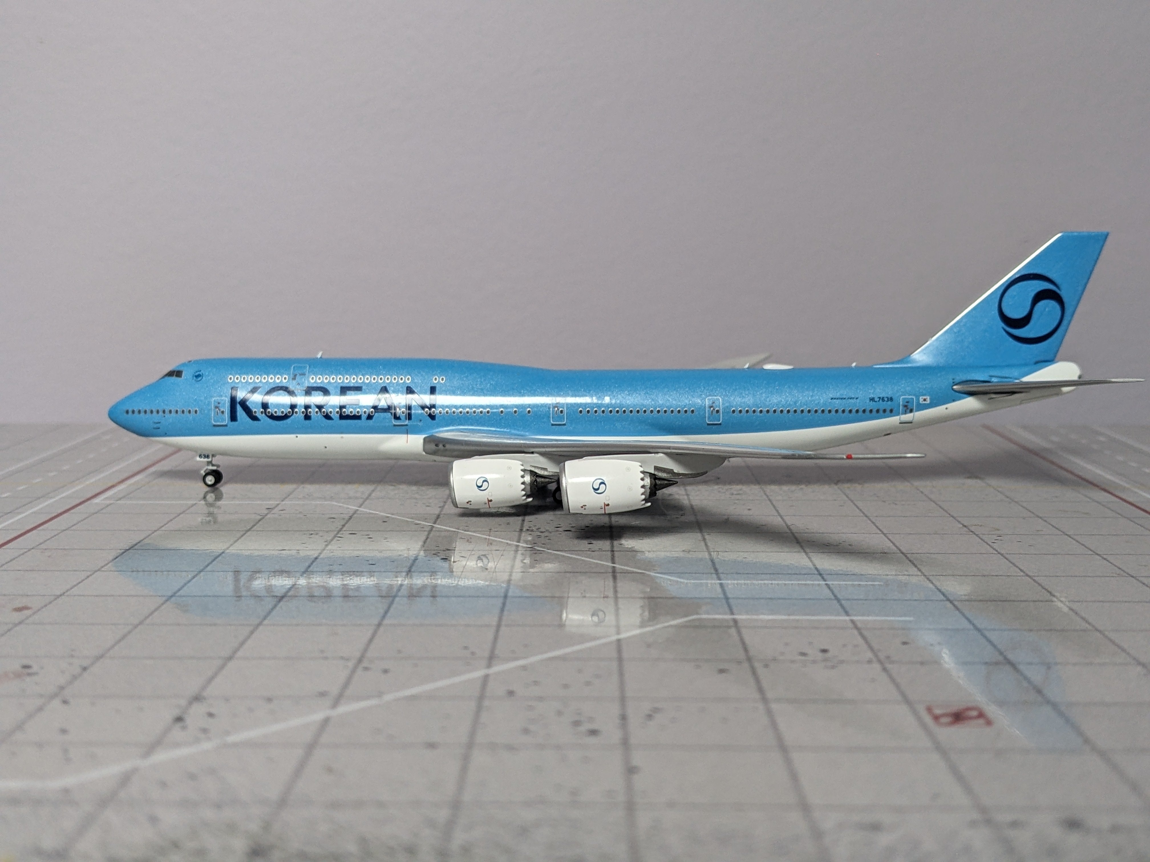 NG 1:400 KOREAN AIRLINES B747-8I HL7638 NEW LIVERY