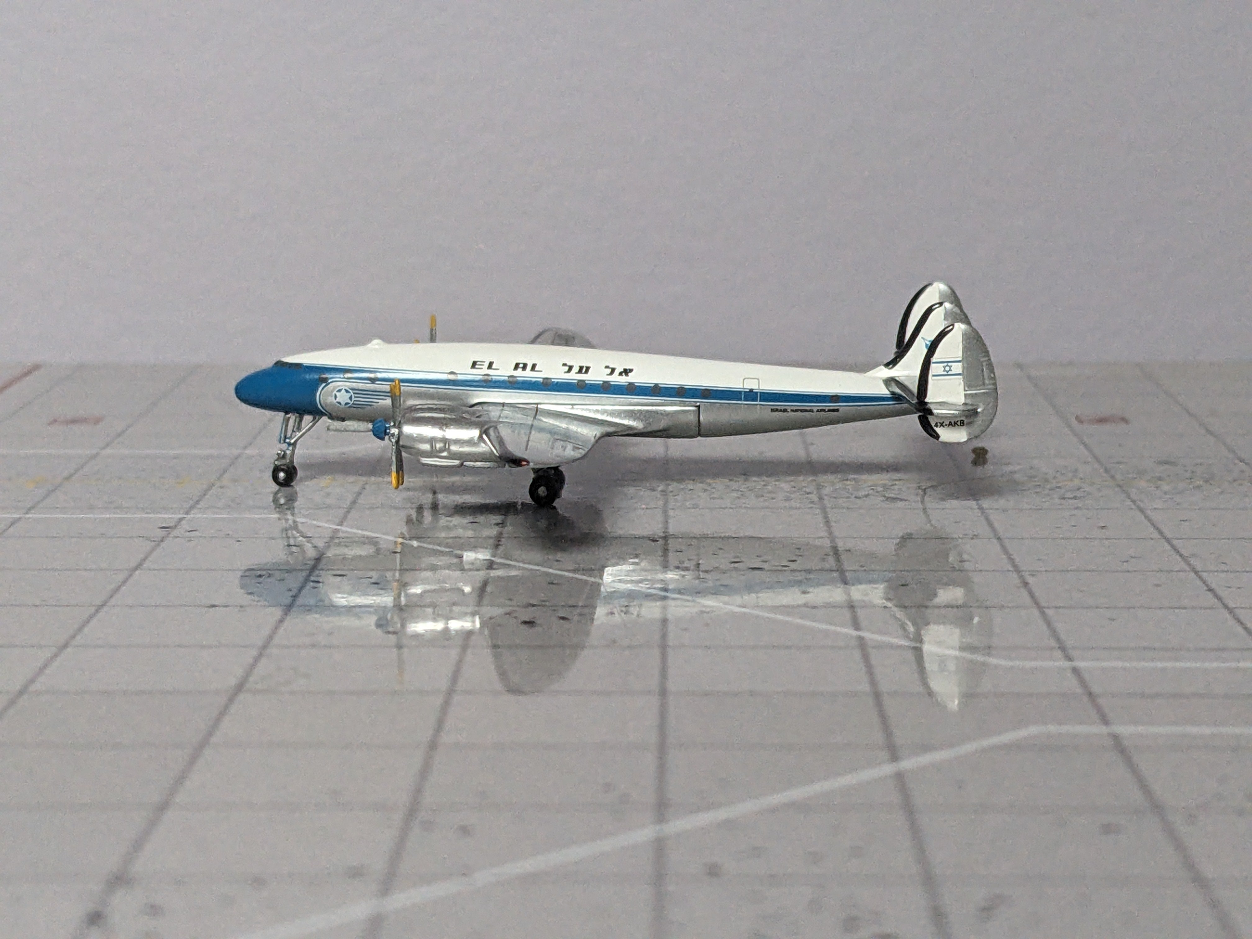 1:400 AEROCLASSICS EL AL L-100-30 4X-AKB