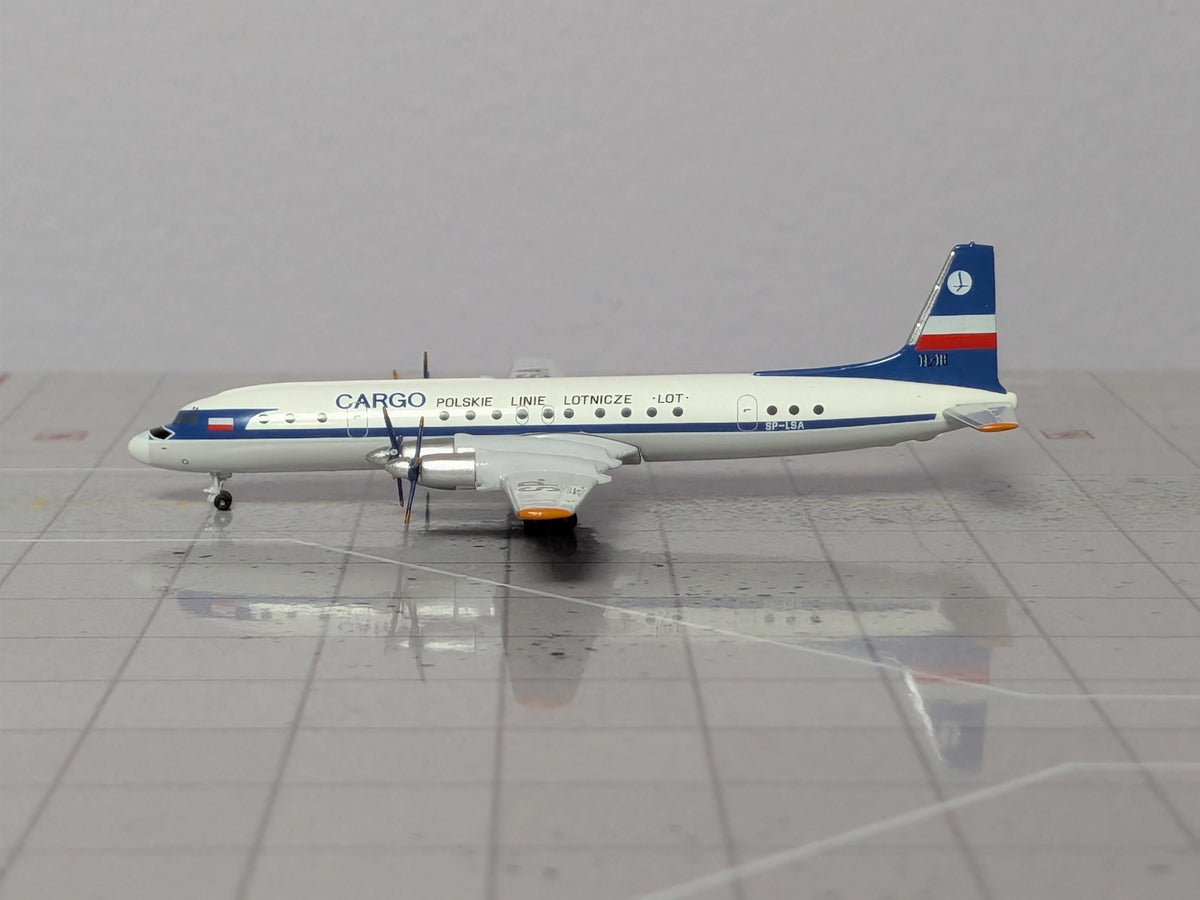 1:400 AEROCLASSICS LOT CARGO IL-18 SP-LSA