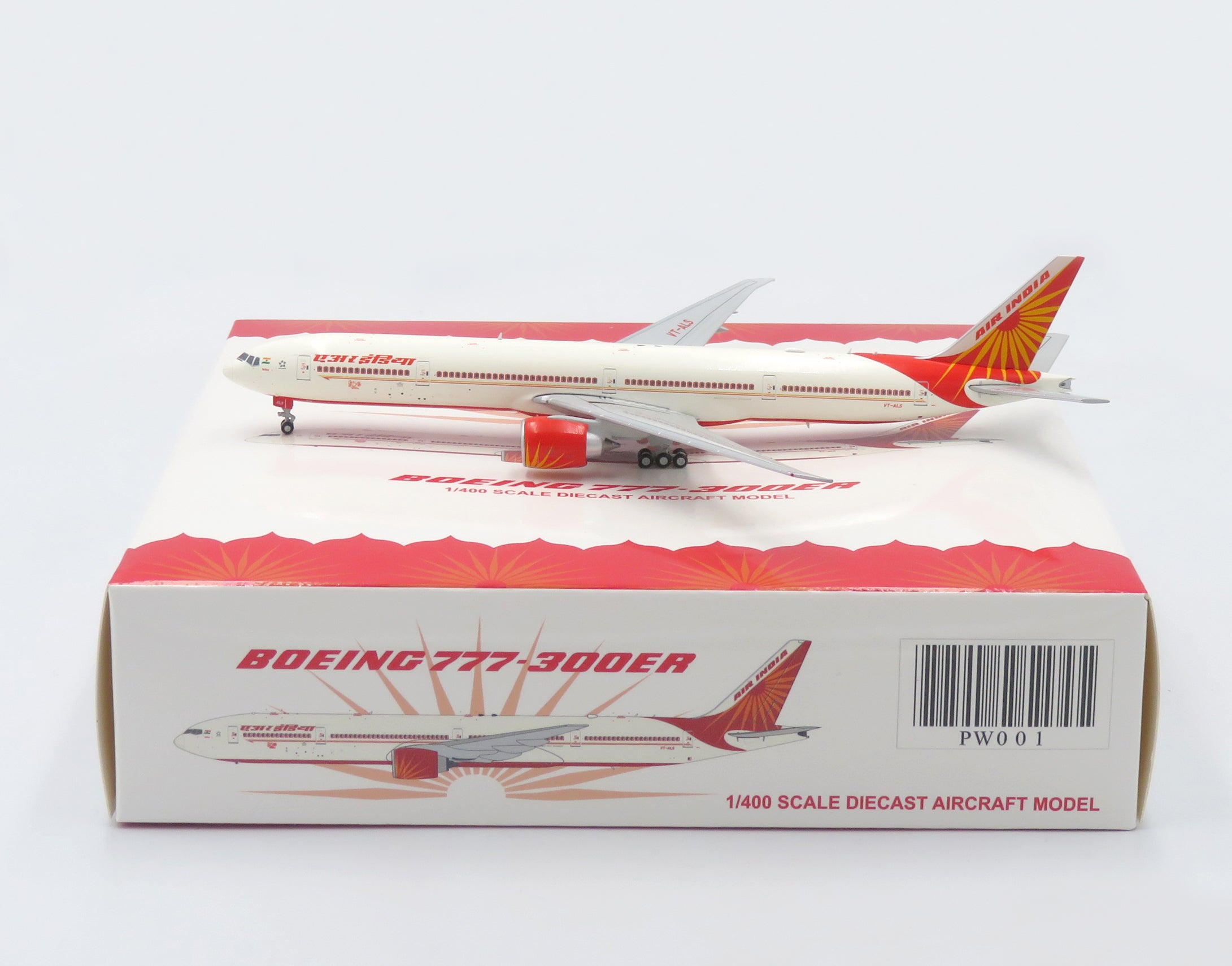1:400 JC WINGS AIR INDIA B777-300ER VT-ALS [PRAIRIE DIECAST EXCLUISVE]