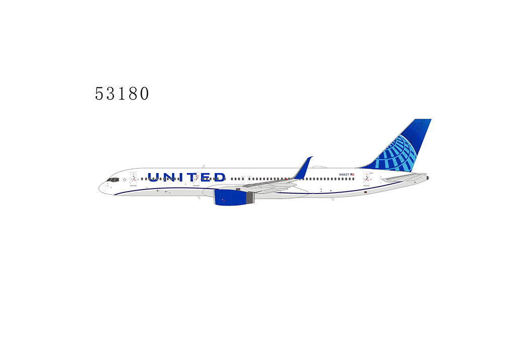 1:400 NG UNITED	B757-200/w N48127 evo-blue with upgraded winglets