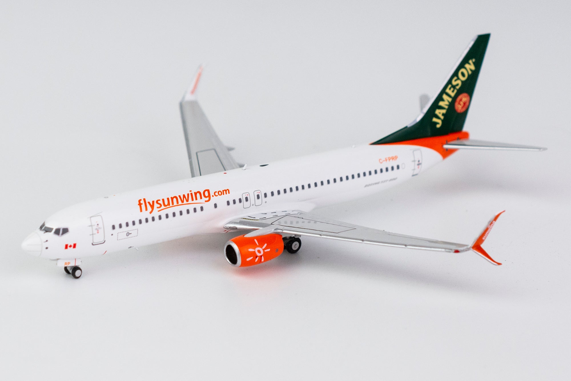 1:400 NG SUNWING B737-800/w C-FPRP "Jameson whiskey w/ scims"