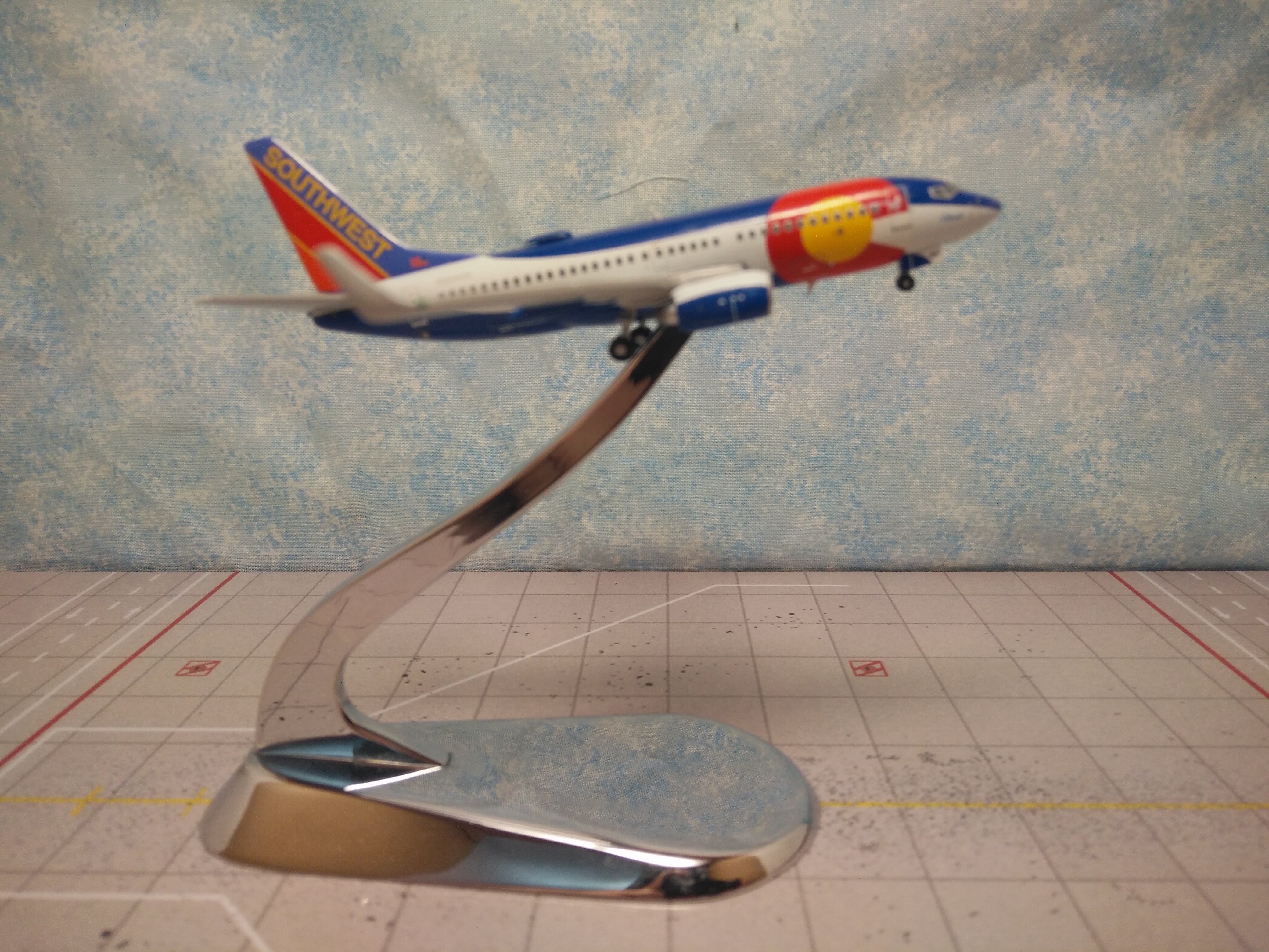 1:400 GEMINI CHROME METAL STAND OLD VERSION
