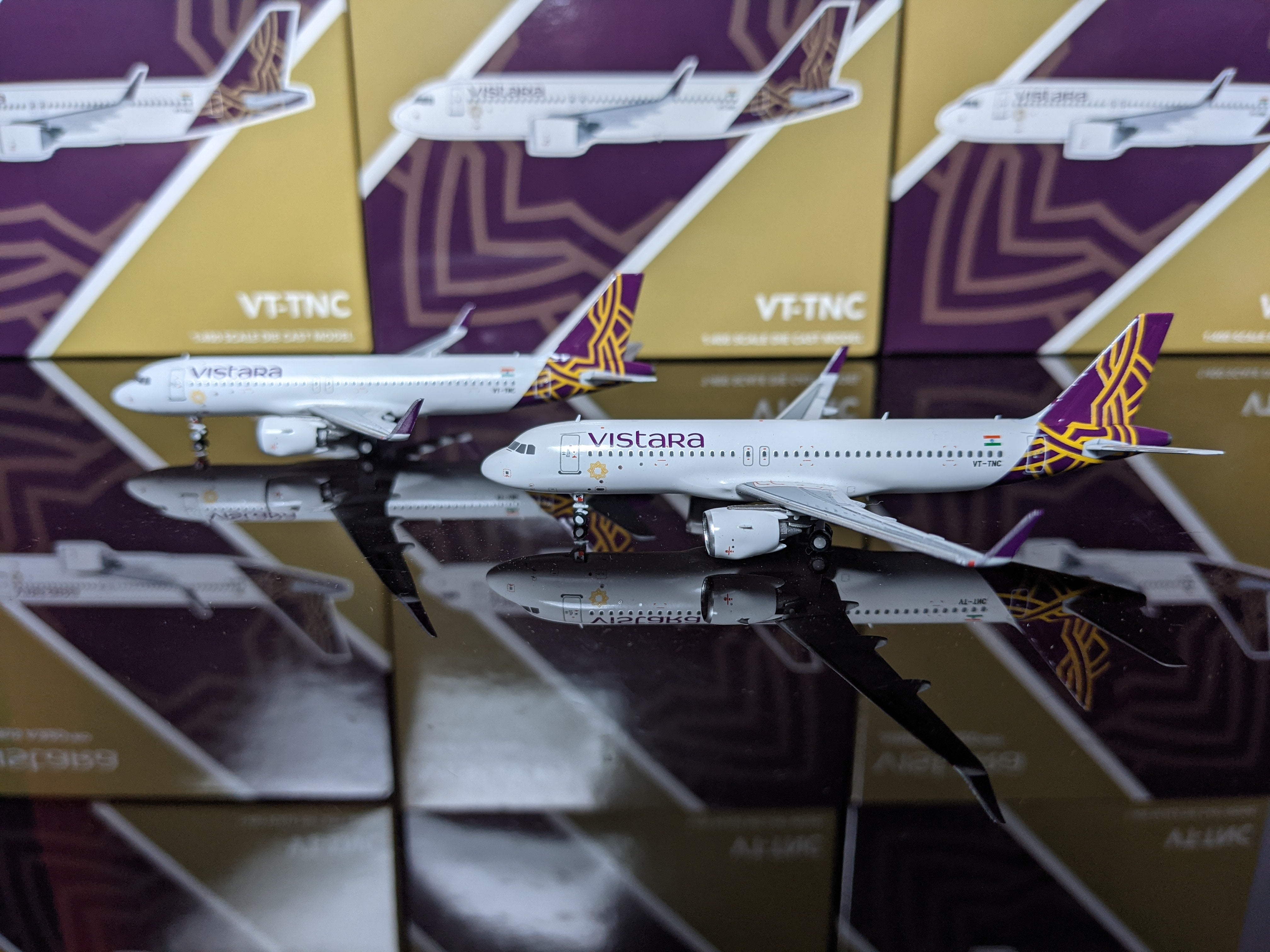 1:400 PANDA VISTARA A320neo VT-TNC