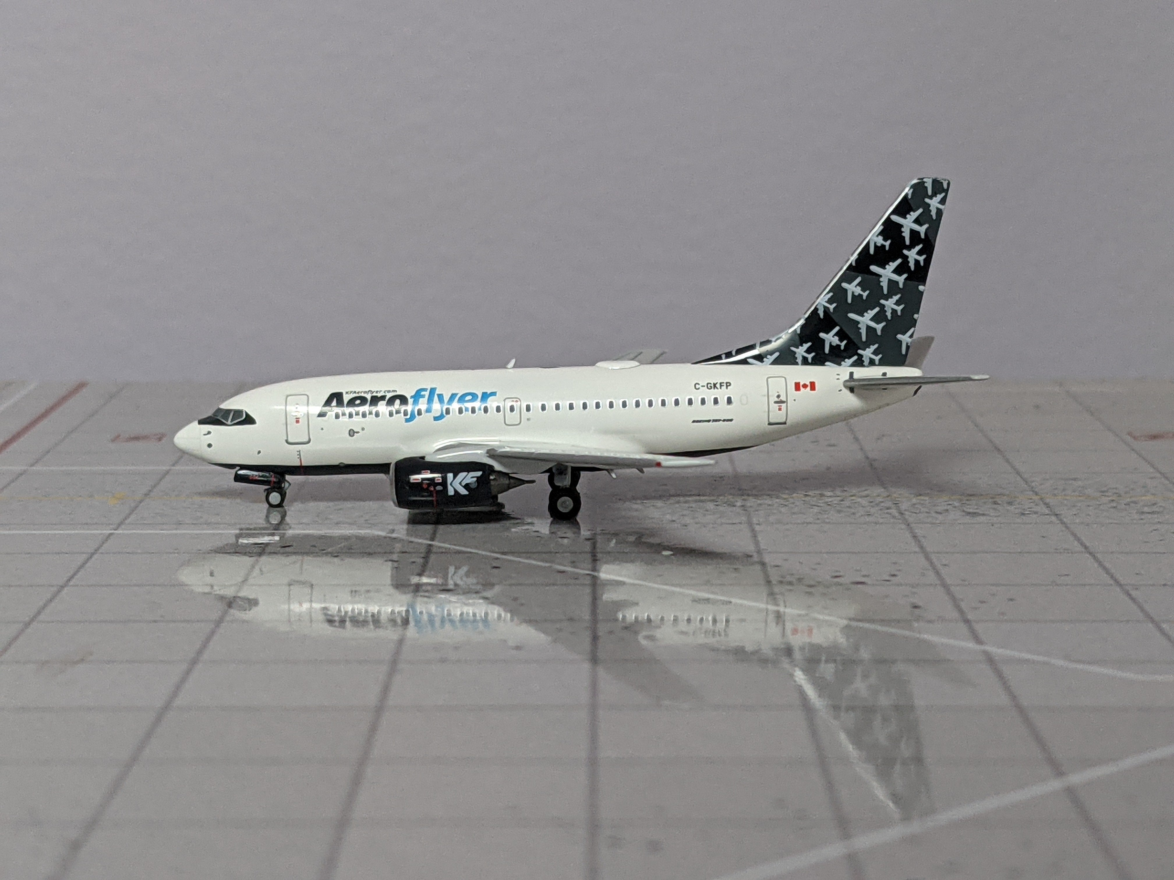 1:400 NG AEROFLYER B737-600 C-GKFP