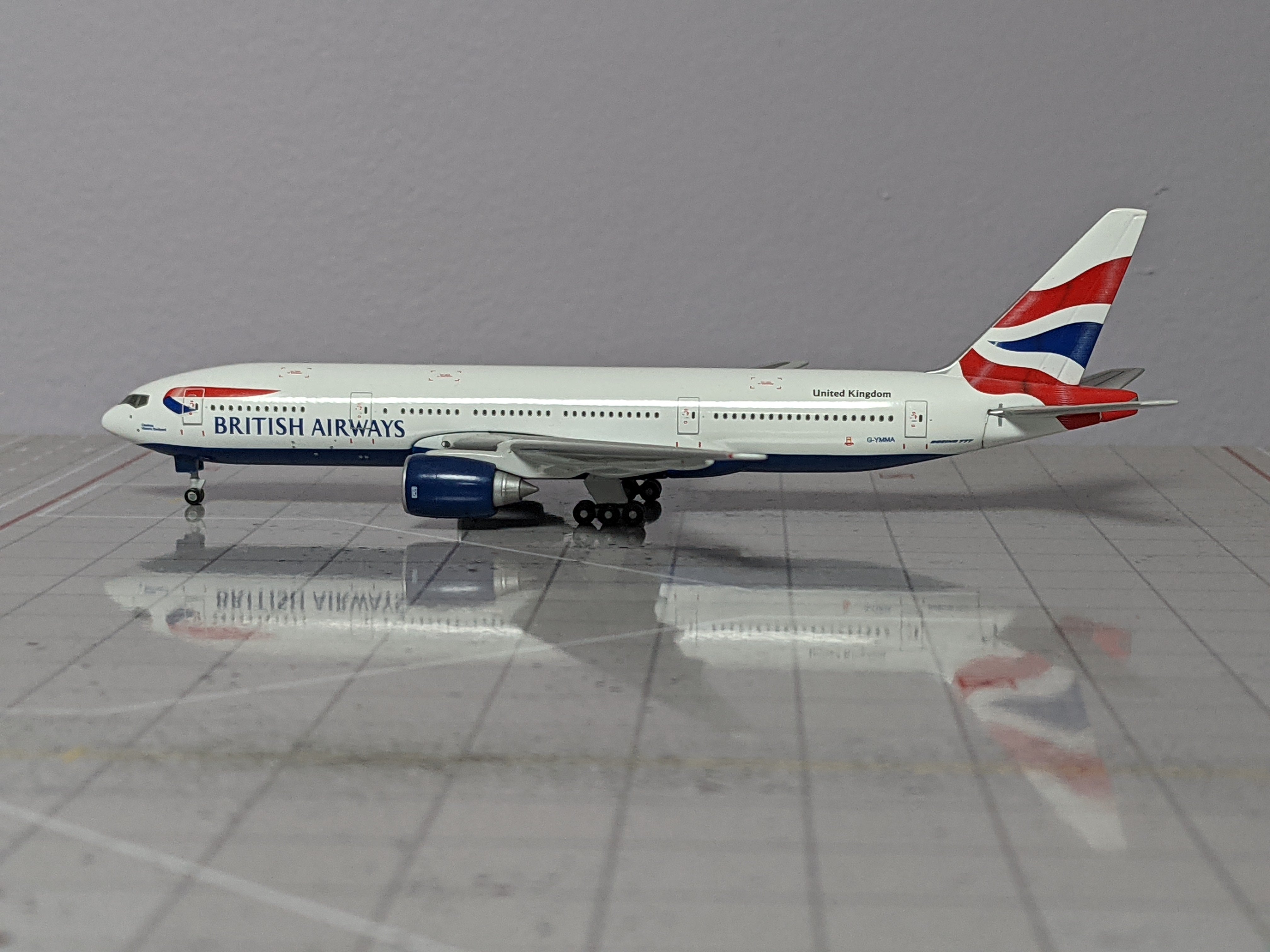 1:400 GEMINI BRITISH AIRWAYS B777-200 G-YMMA